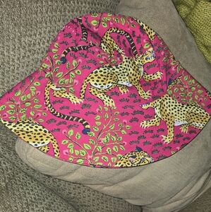 Bagheera Women's Pink Leopard Print Bucket Hat